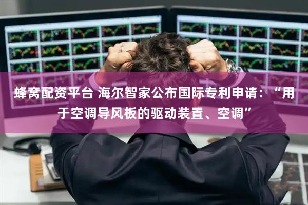 蜂窝配资平台 海尔智家公布国际专利申请：“用于空调导风板的驱动装置、空调”
