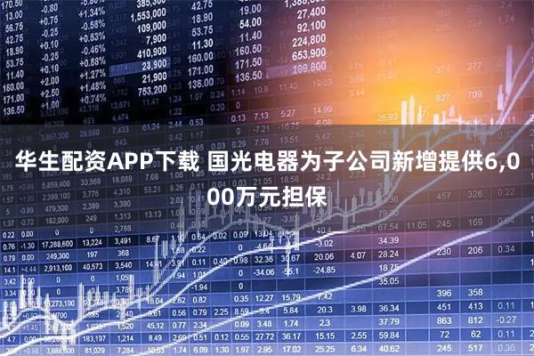 华生配资APP下载 国光电器为子公司新增提供6,000万元担保